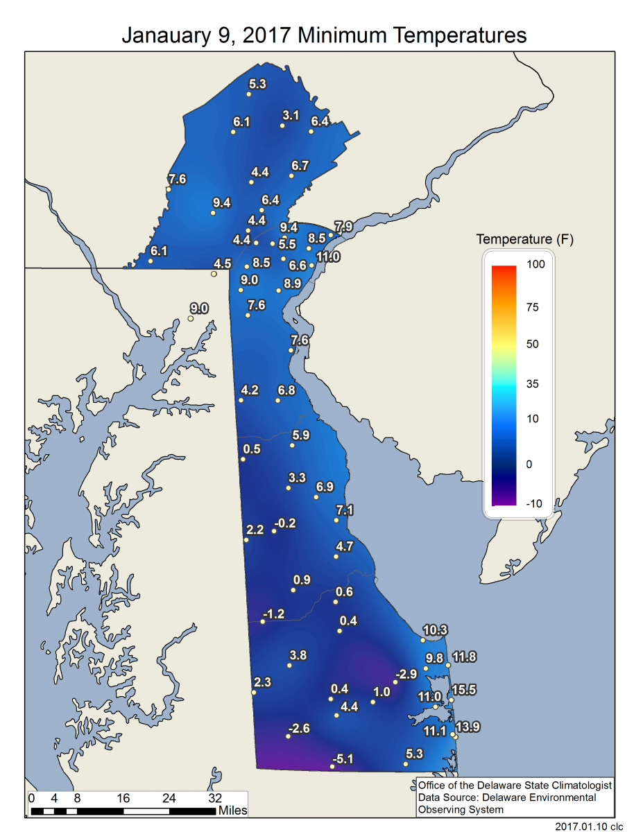January 2017 Warm Temperatures and Near Normal Precipitation Across